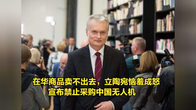 在华商品卖不出去,立陶宛恼羞成怒,宣布禁止采购中国无人机