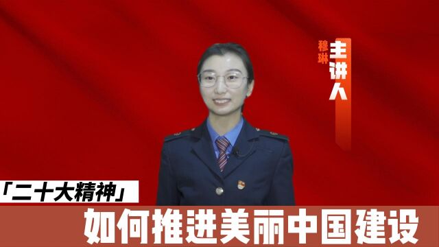 如何推进美丽中国建设