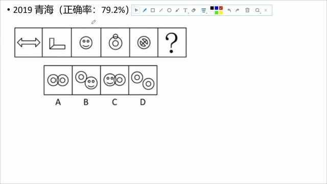 省考 行测 图形推理 来一道简单题增强信心