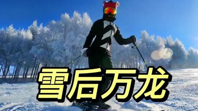 想了想,今天给滑雪摄影师加个荷包蛋吧!ski滑雪 评论区不用问了,今日滑雪服穿搭品牌Perfect Moment