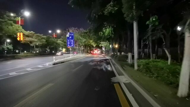 佛山市南海区桂城街道海六路夜景