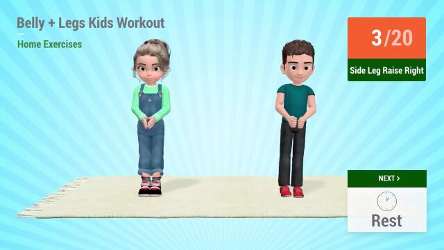 Belly + Legs Kids Workout At Homeol7vF6dJsh8