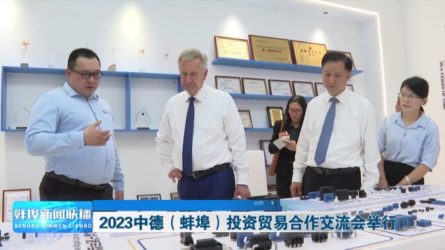 2023中德(蚌埠)投资贸易合作交流会举行