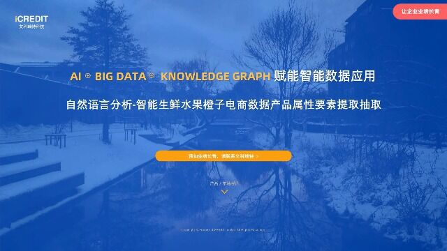 自然语言分析智能生鲜水果橙子电商数据产品属性要素提取抽取艾科瑞特科技(iCREDIT)