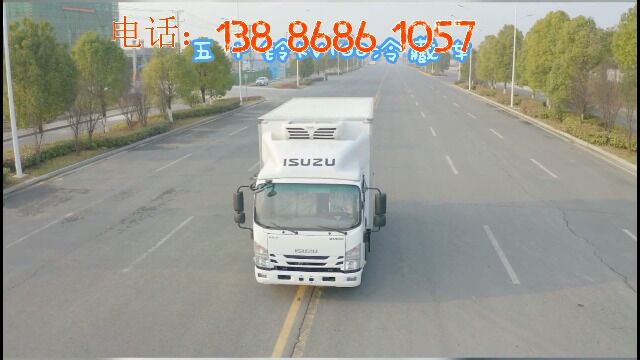 小型蓝牌冷藏车厂家 五十铃KV100冷藏车4.2米价格