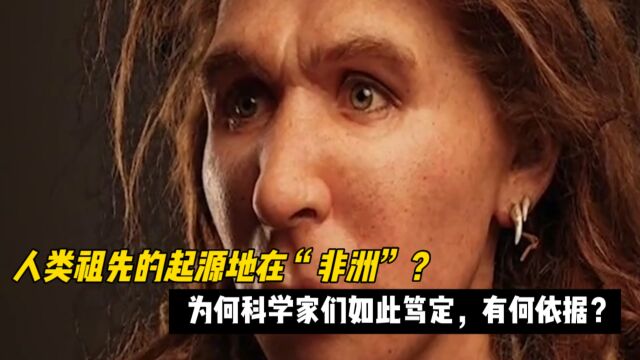 人类祖先的起源地在“非洲”?为何科学家们如此笃定,有何依据?