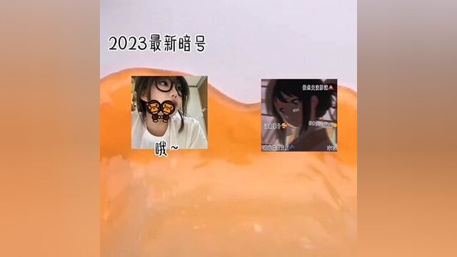 2023最新暗号.你知道几个.评论区告诉我#学生党 #女生必看 #看到最后不后悔系列