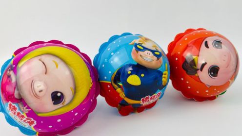 猪猪侠趣味玩具蛋，奇趣蛋盲盒开箱！