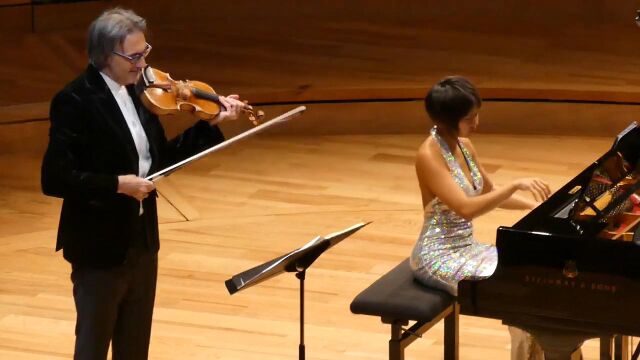 Yuja Wang & Kavakos 'Rhapsody for violin and piano SZ 87' Bartok Paris 2022