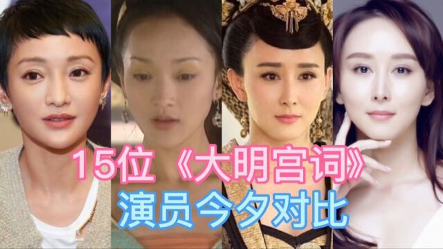 15位《大明宫词》演员今夕对比