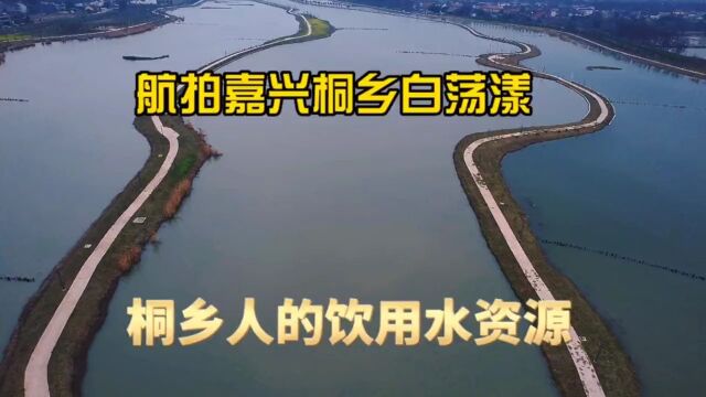 实拍浙江桐乡白荡漾湿地公园,一级保护饮用水