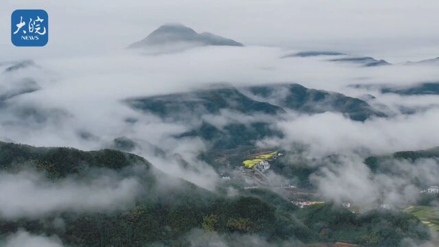 相约安徽ⷥ‘春而行|春分时节 皖南石台县云海美景如梦如幻