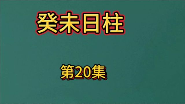 十二地支#癸未日柱#智慧人生#国学文化#易经文化