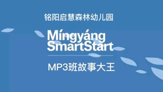 铭阳启慧森林幼儿园Mp3班故事大王