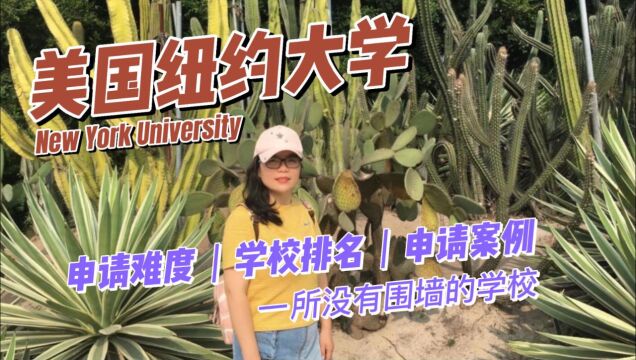 【视频】美国纽约大学申请难度如何?学校排名和申请案例分享