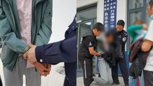 嫌疑人即将被送监,父母前来探望泣不成声,民警用衣服遮挡手铐