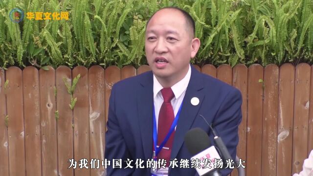 菲律宾国风郎君社理事长陈乐水接受中国华夏文化网艺术总监林素梅专访【泉州市艺如文化传媒有限公司】