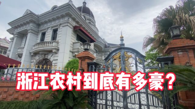 浙江农村长啥样?实拍浙江杨汛村,看完真的羡慕!