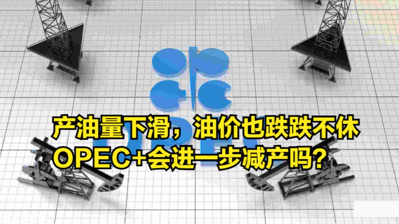 4月石油产量下滑,油价也跌跌不休,OPEC+会进一步减产吗?