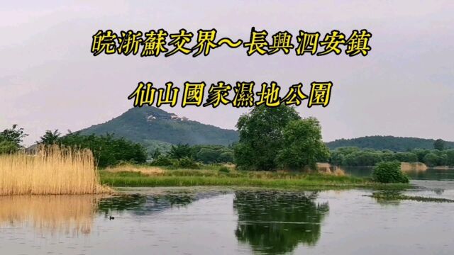 三省交界的湖州长兴泗安镇仙山湖国家湿地公园