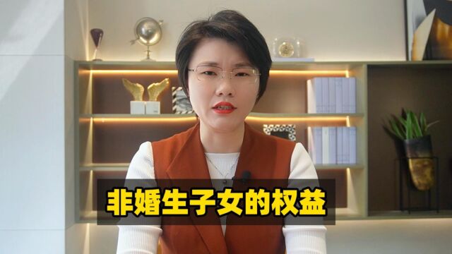 81 非婚生子女的权益横