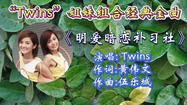 怀旧经典《明爱暗恋补习社》Twins倾情演绎,优美欢快节奏,动听歌声勾起无数青春回忆,国语版《见习爱神》