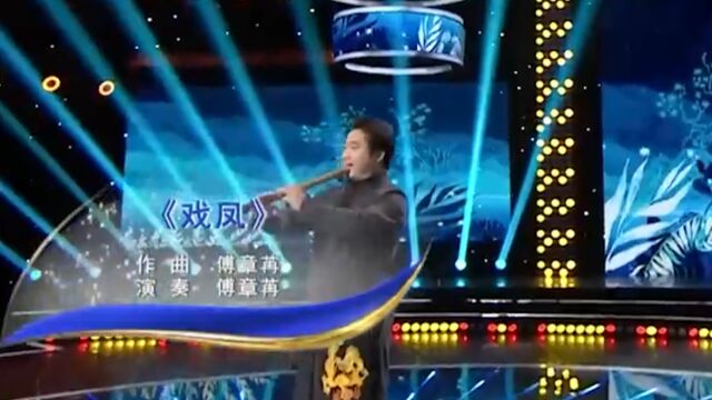 演奏家傅章苒带来一曲《戏凤》,余音绕梁