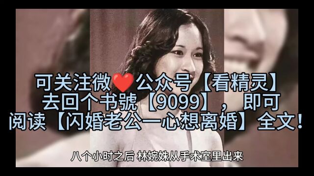 《闪婚老公一心想离婚》林婉姝傅桓之小说