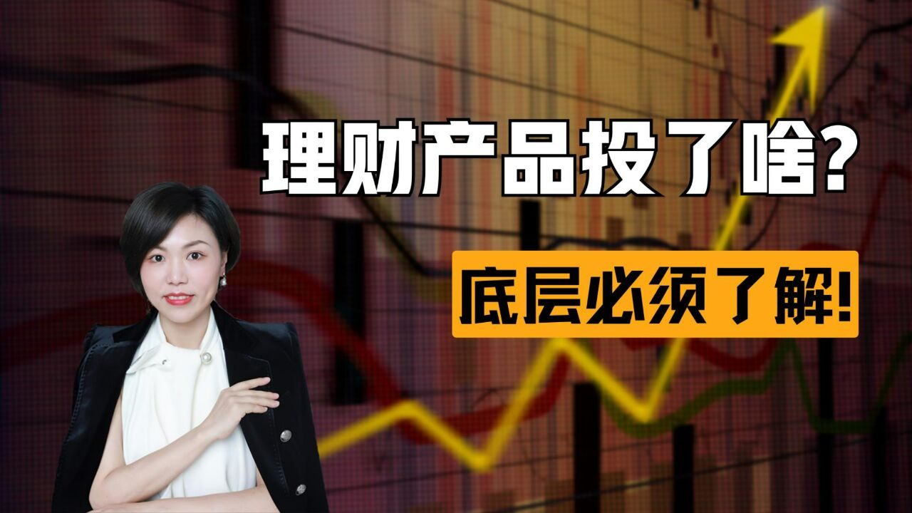 你的理财产品到底投资了什么?这些底层你必须了解!