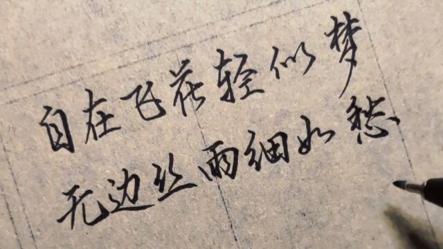 自在飞花轻似梦,无边丝雨细如愁.宝帘闲挂小银钩