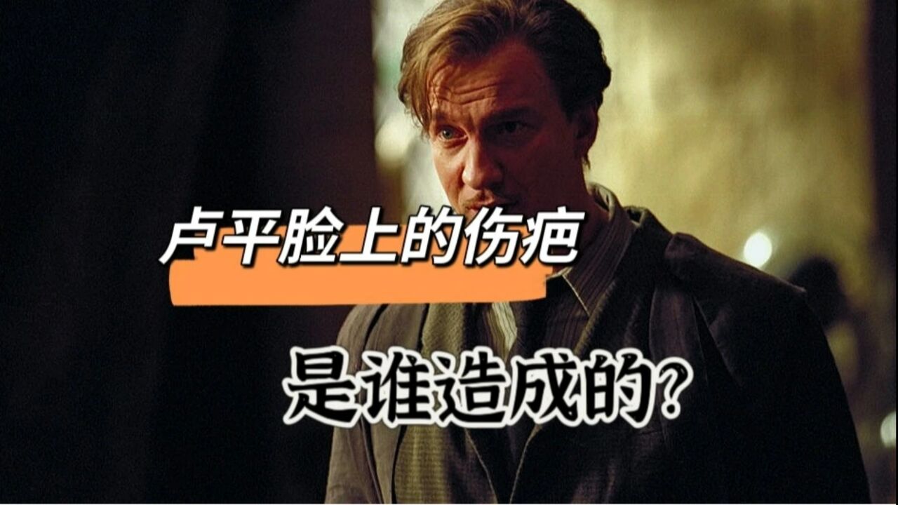 卢平教授脸上的伤疤,是谁造成的?