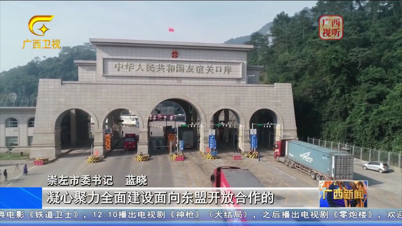 崇左:加快建设面向东盟开放合作的现代化南疆国门城市