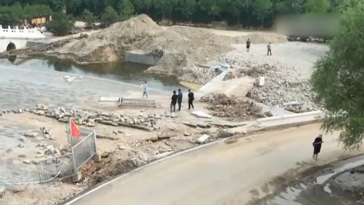 河北易县 :强降雨致清西陵部分文物建筑和设施受损