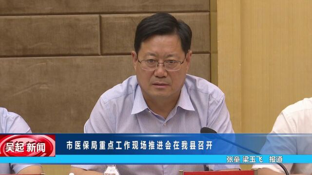 【吴起融媒】市医保局重点工作现场推进会在我县召开