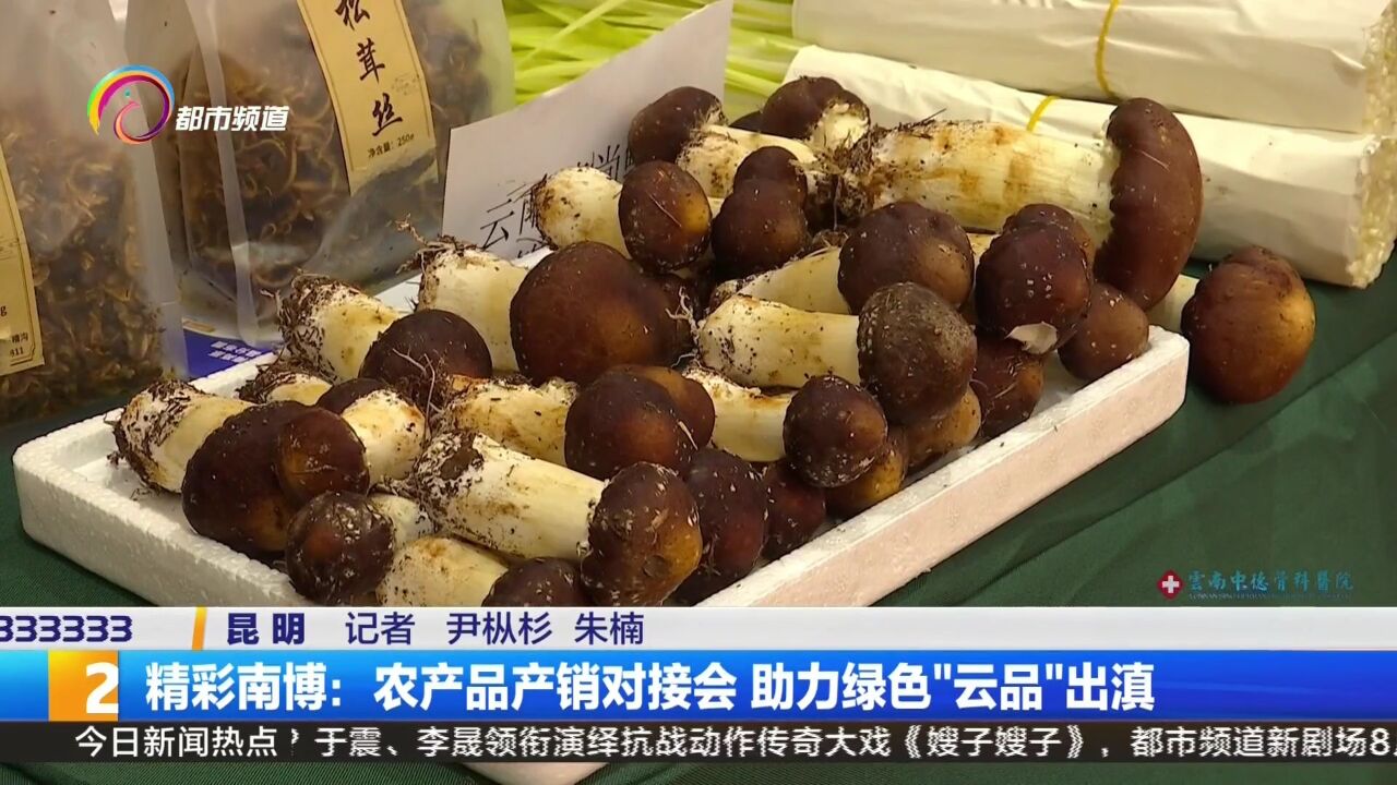 精彩南博:农产品产销对接会 助力绿色“云品”出滇