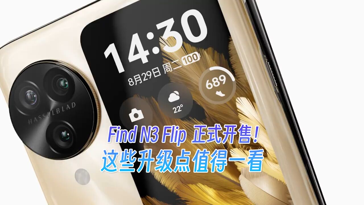 Find N3 Flip正式开售!这些升级点值得一看