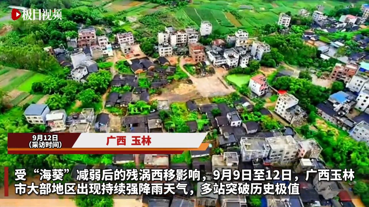 【视频】广西玉林多地遭特大暴雨侵袭内涝,当地村民:第一次见涨得这么快的水