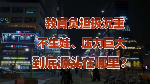 韩国调查报告(三):韩国国民压力大,那些折磨他们的社会问题