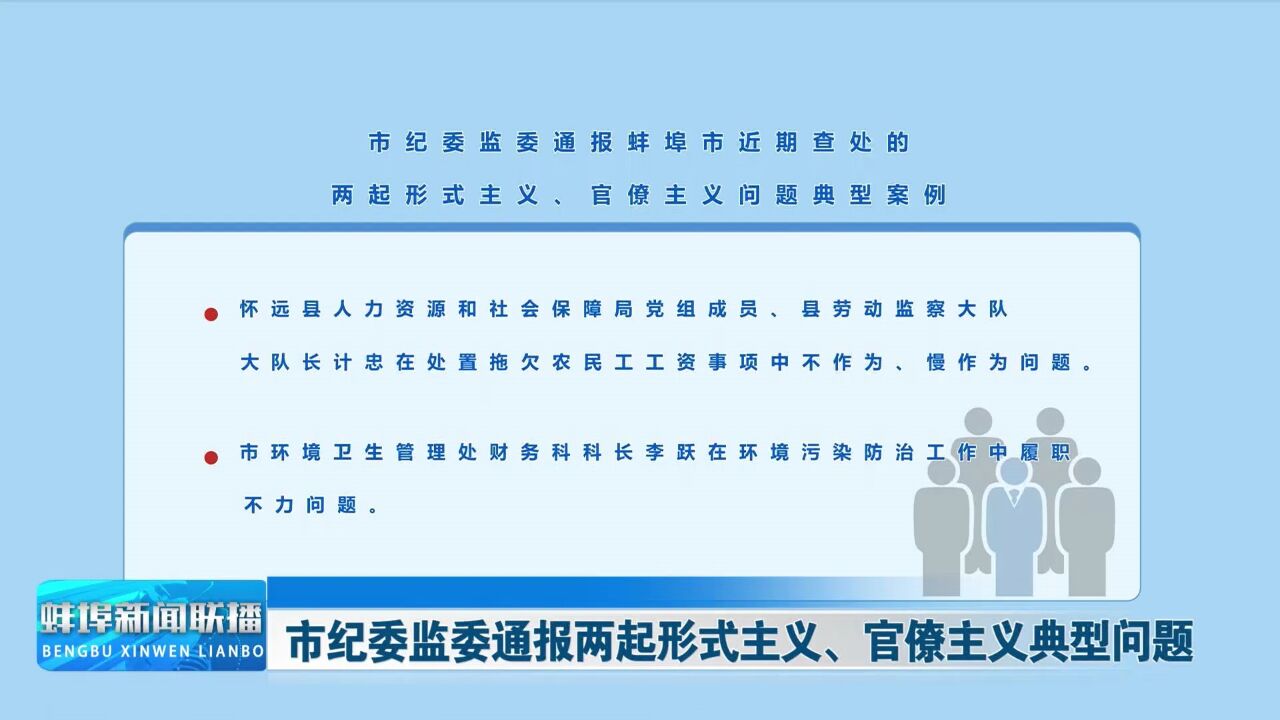 市纪委监委通报两起形式主义、官僚主义典型问题