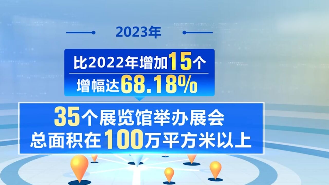 《中国展览经济发展报告2023》发布,展览馆实际运营数量和利用率大幅提升