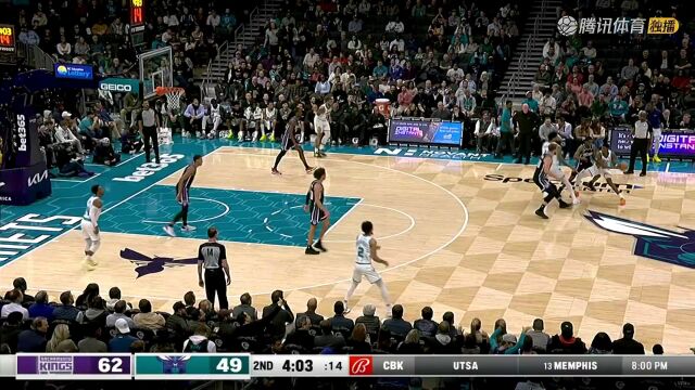 2023/24赛季NBA常规赛：国王 VS 黄蜂 全场回放