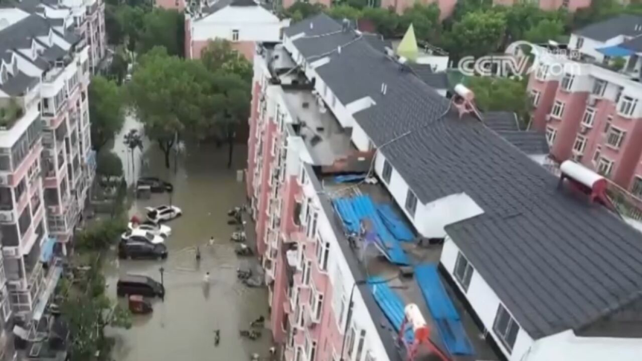 关注汛情,安徽合肥:持续降雨导致部分小区积水严重