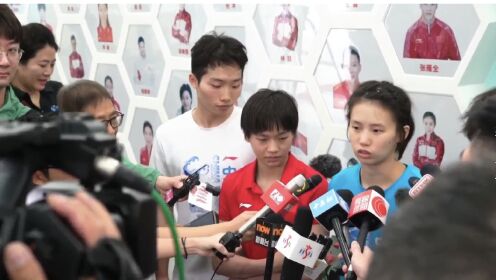 全景巴黎奥运_2024巴黎奥运会_跳水姐妹展望巴黎！全红婵盼实现卫冕，陈芋汐希望成就个人大满贯_高清