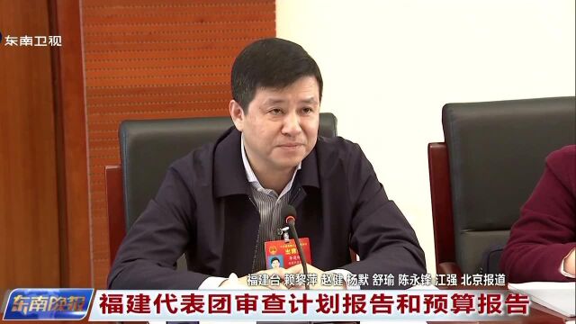 福建代表团审查计划报告和预算报告