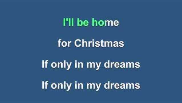 I'll Be Home For Christmas(Made Popular By Johnny Mathis)[Karaoke Version]