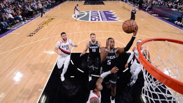 开拓者115-108国王 利拉德18中5福克斯空砍33+7+7