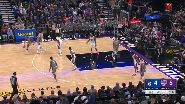 打出梦幻开局！巴恩斯手起刀落三分二连击