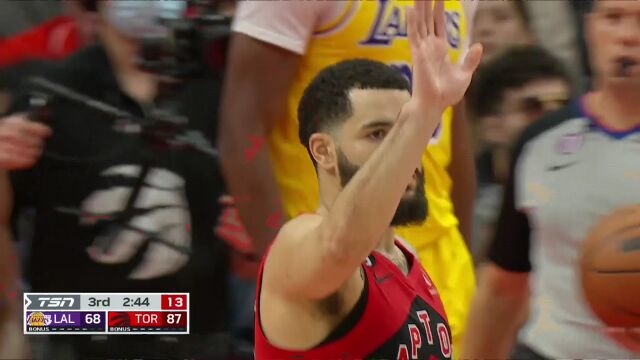 NBA常规赛：湖人vs猛龙英文原声全场回放