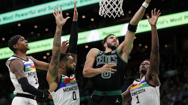 森林狼109-121凯尔特人 双探花末节发力送森林狼两连败