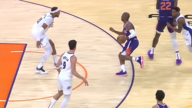 使出拿手好戏 保罗开始发力连续命中两记中投